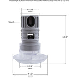 Balboa Luxury Jet Barrel [Non Swirl] [High Flow] [Emerald Cut] [White] (94460100)