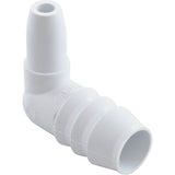 Balboa Micro Jet 1/4" x Orifice 90° Elbow 1/2" Slip [White] (23850)