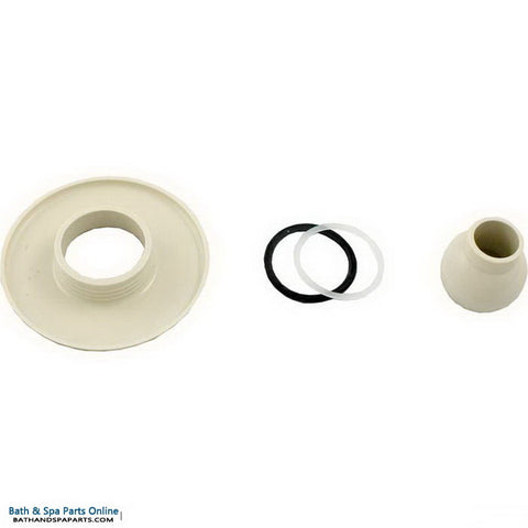 Balboa Slimline Escutcheon & Eyeball Assembly [Bone] (10-3955)