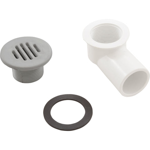 Waterway Low Profile Drain Assembly [3/4" Socket / 1" Spigot] [Grey] (640-0407)